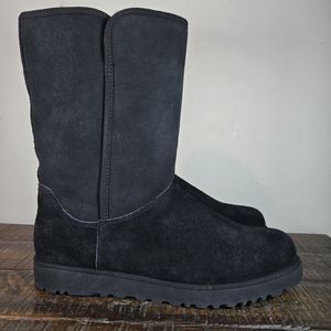 UGG Black Suede Winter Boots